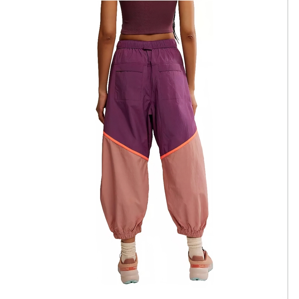 FP Movement by Free People Free Throw Purple/Pink Track Pants, NWT - Picture 8 of 12